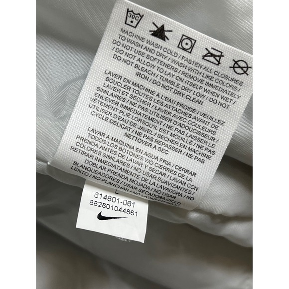 Nike Storm-FIT Hooded Jacket NWT Womens Large Light Insulation Gray Coat - Picture 8 of 13